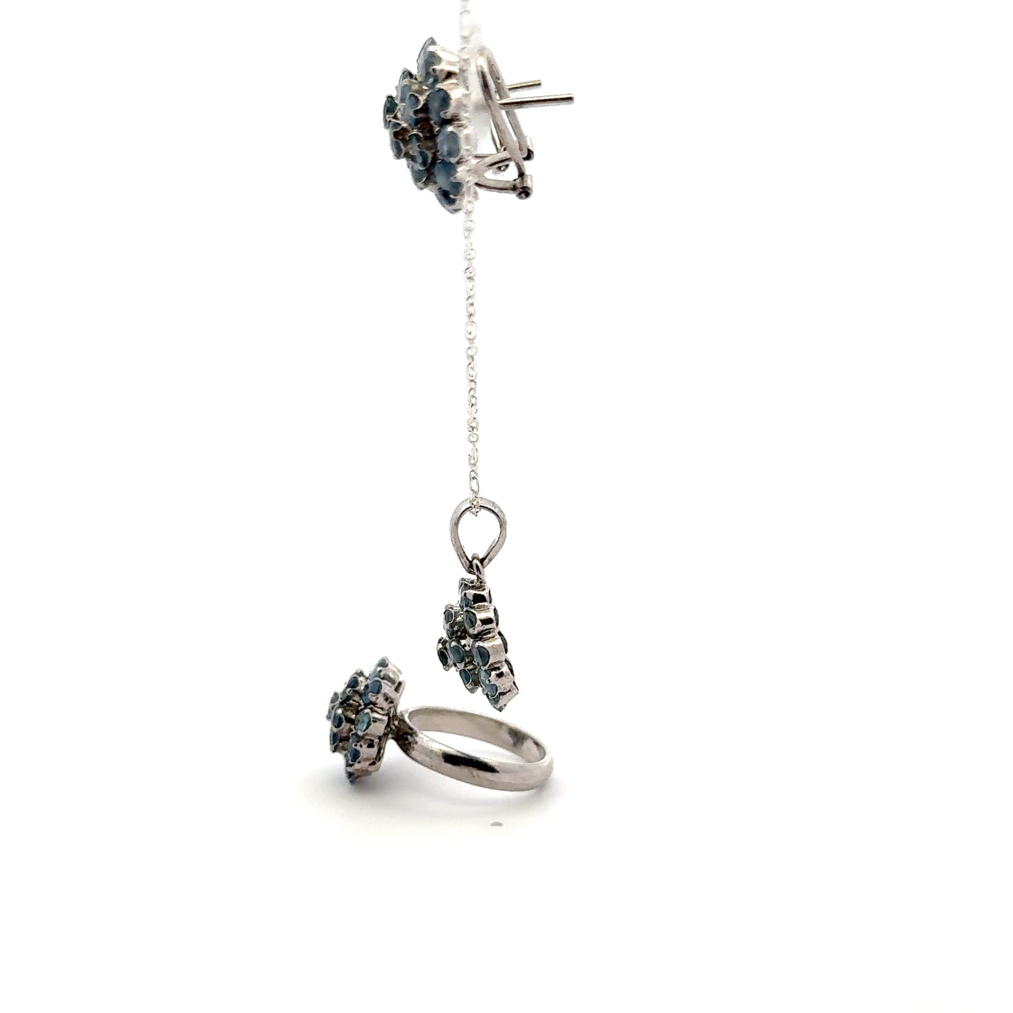 Sapphire Jewelry Set