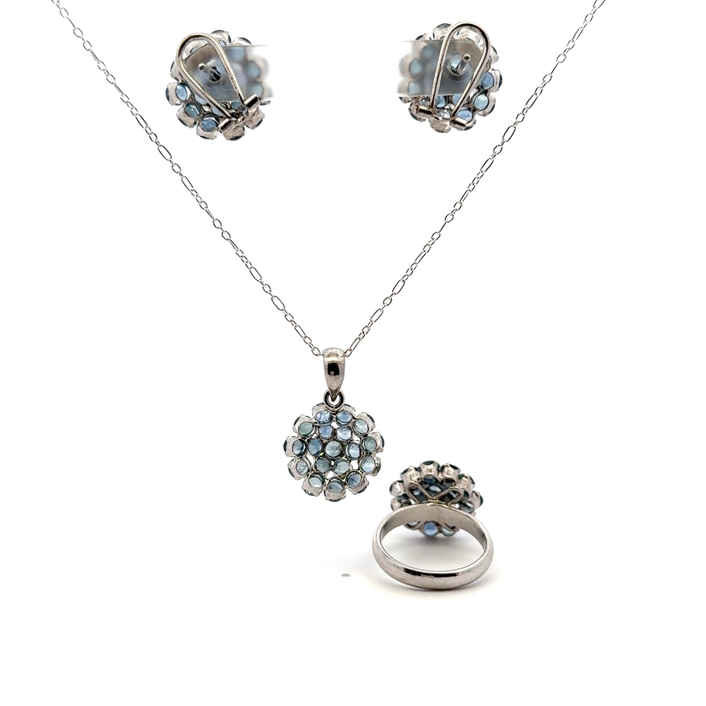 Sapphire Jewelry Set