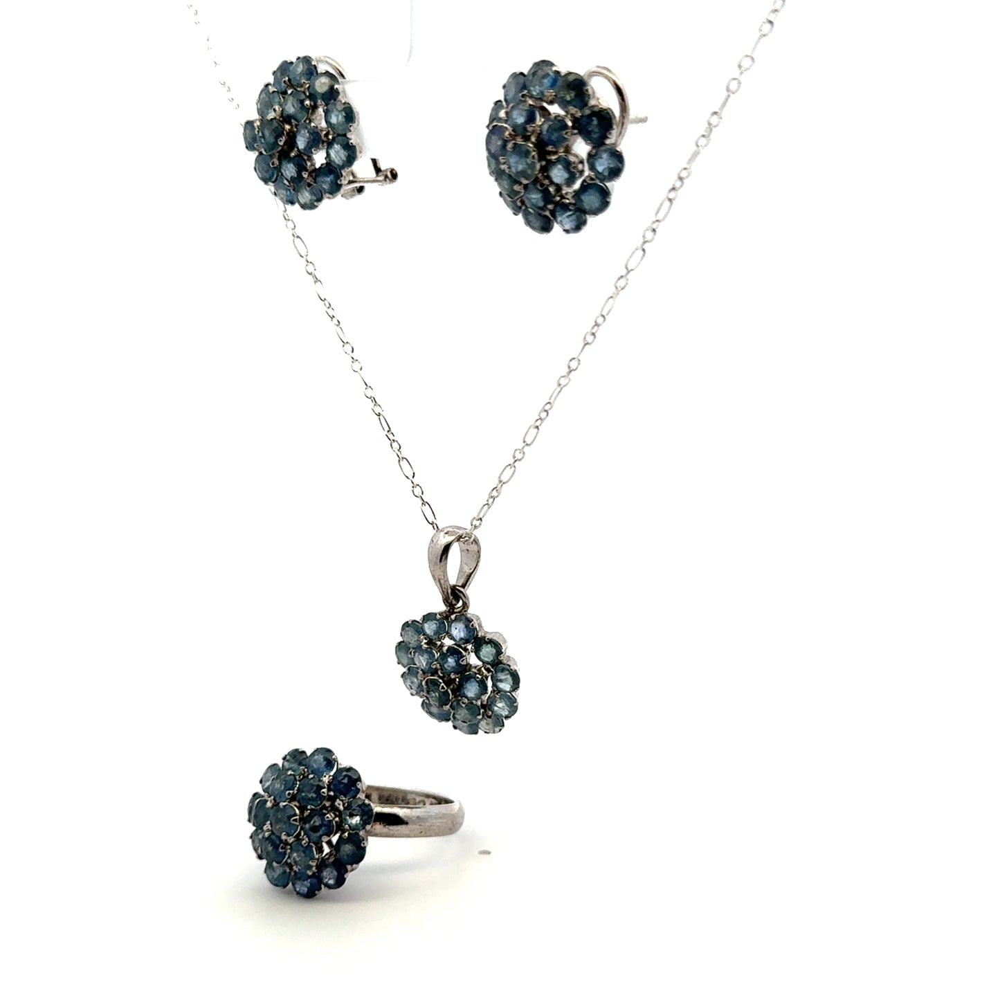 Sapphire Jewelry Set