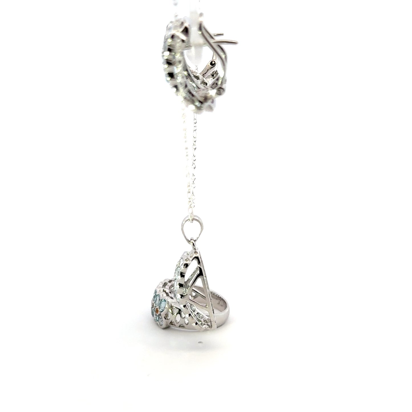 Jewelry Set: Blue Topaz & Sapphire (Multi-Gemstone Jewelry)