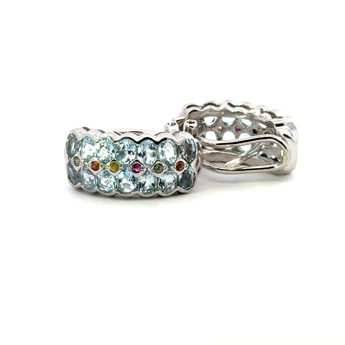 Jewelry Set: Blue Topaz & Sapphire (Multi-Gemstone Jewelry)