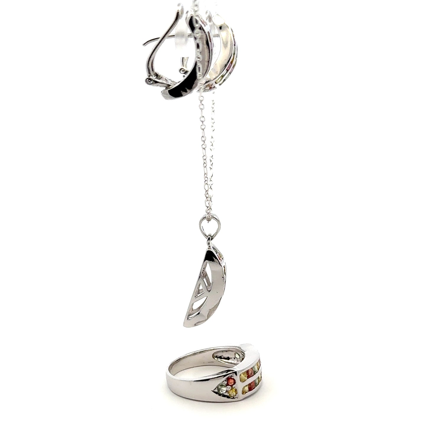Sapphire & Ruby Handmade Jewelry Set