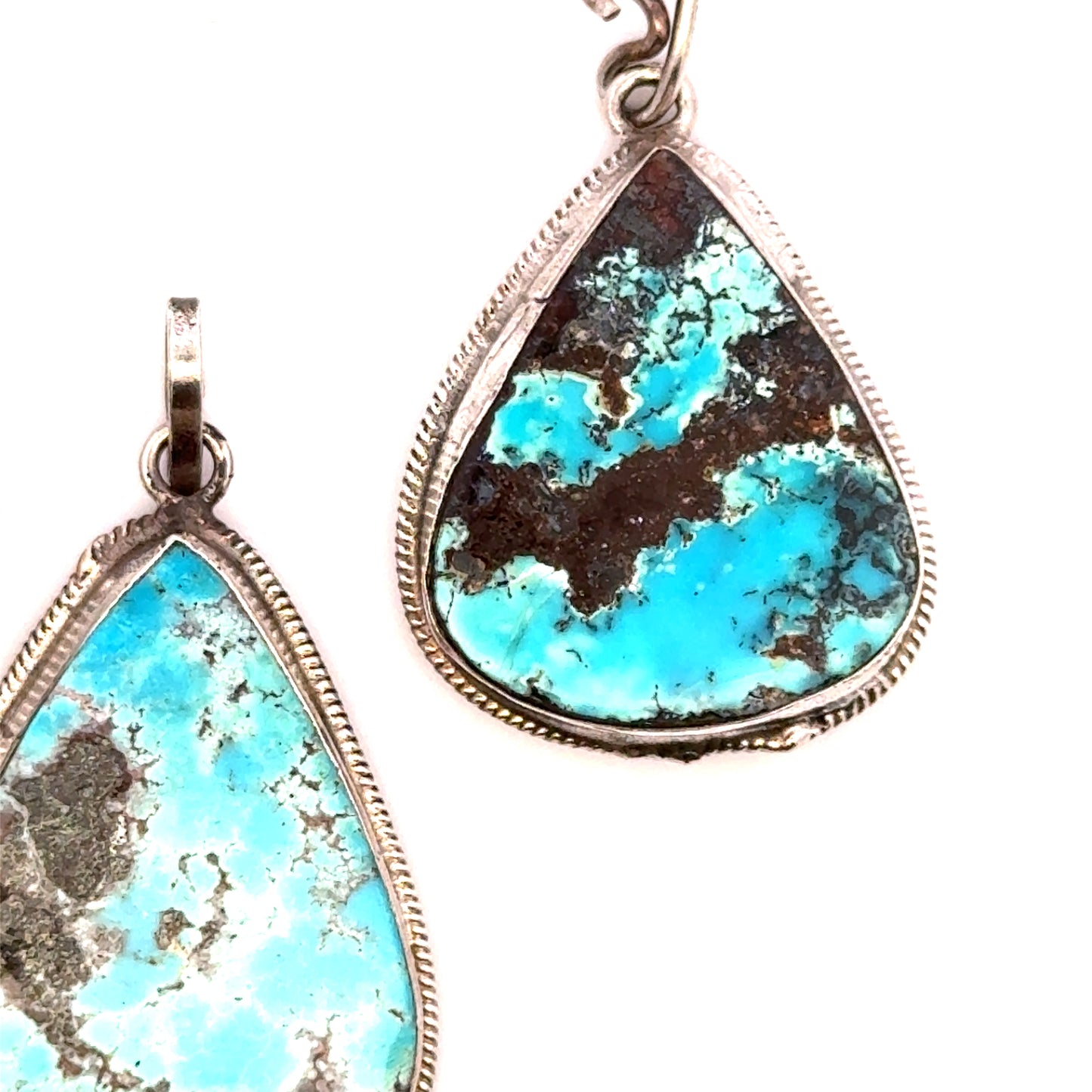 Persian Turquoise Earrings And Pendant