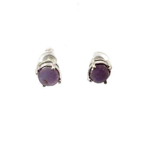 Grape Agate Earrings – Unique Natural Gemstone Jewelry