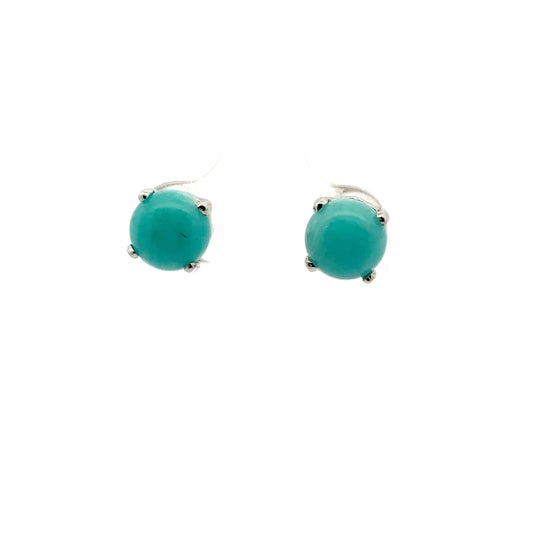 Sterling Silver 925 Amazonite Earrings AAAA – Elegant Gemstone Jewelry