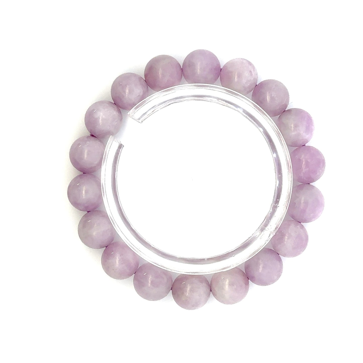 AA Kunzite Beaded Bracelet – Unique Pink Crystal Jewelry