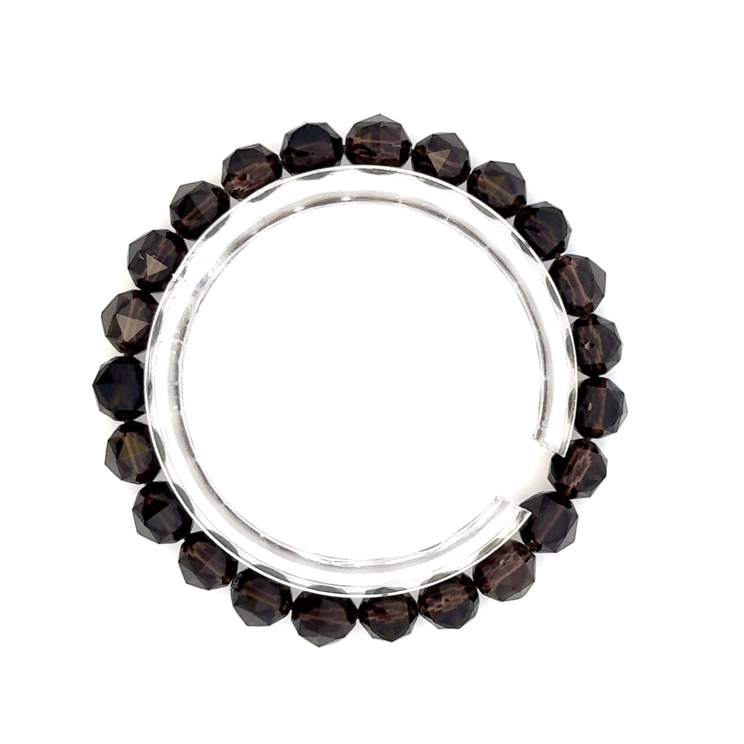 Smoky Quartz Diamond Cut Bracelet – Natural Brown Gemstone Jewelry for Energy & Style