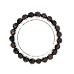 Smoky Quartz Diamond Cut Bracelet – Natural Brown Gemstone Jewelry for Energy & Style