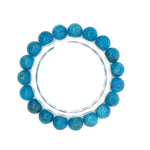 AA Blue Apatite Bracelet – Natural Deep Blue Gemstone Jewelry