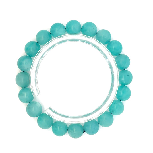 Amazonite Bracelet – Natural Blue-Green Gemstone for Jewelry & Collectors