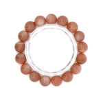 Peach Moonstone/Sunstone Bracelet – Glow of Serenity in Every Wear