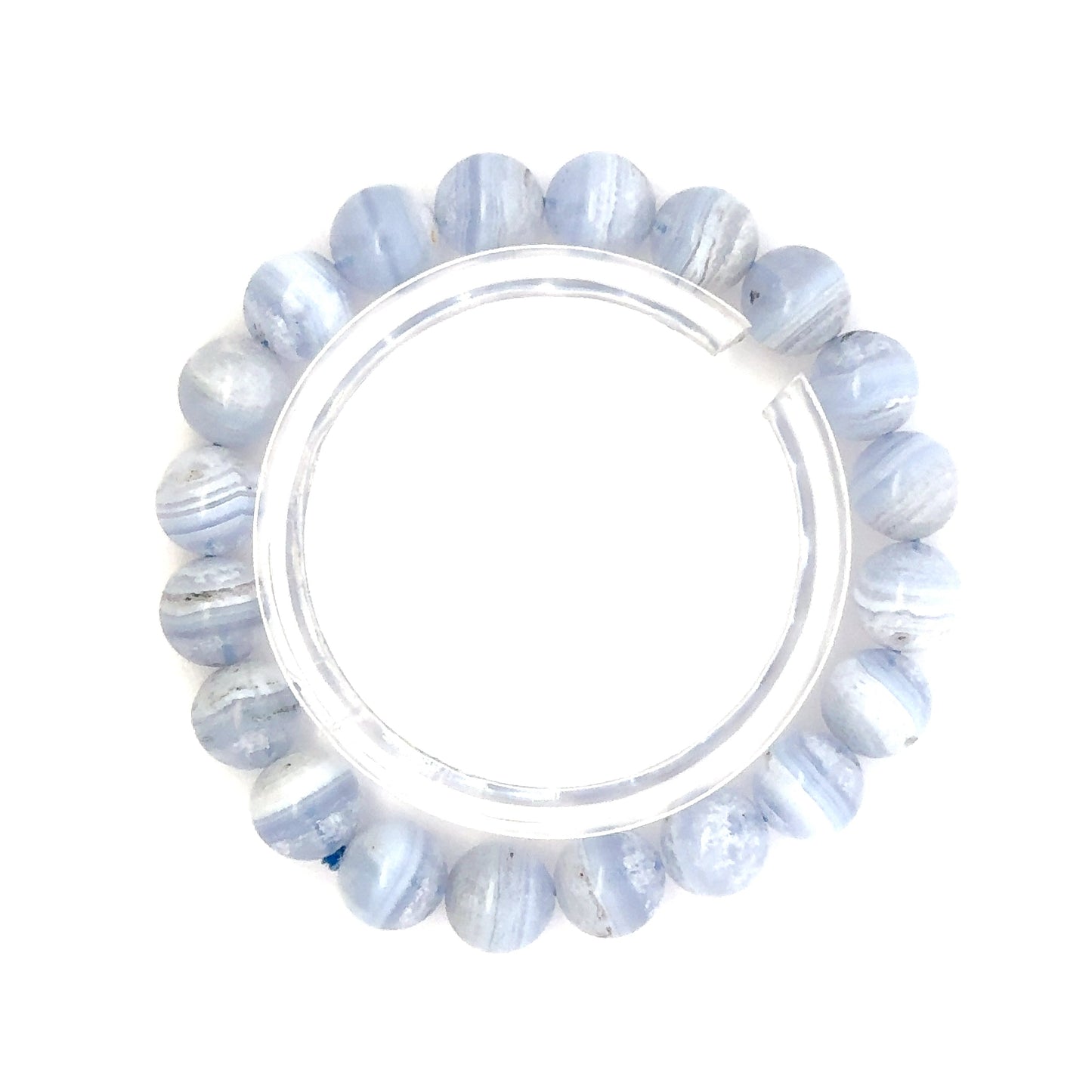 Blue Lace Agate Bracelet – Serene Crystal Jewelry for Mind & Spirit