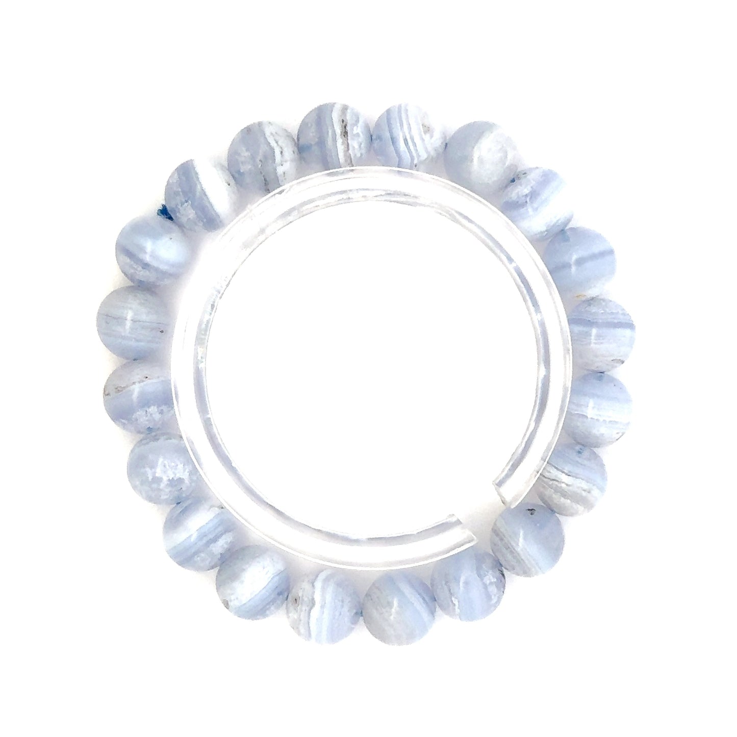 Blue Lace Agate Bracelet – Serene Crystal Jewelry for Mind & Spirit