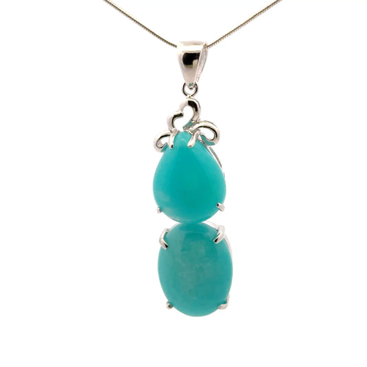 Amazonite AAA Sterling Silver 925 Necklace