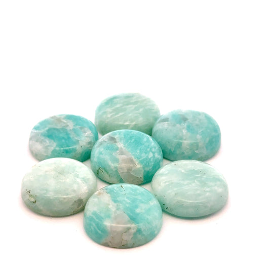 Canadian Amazonite Rounded Stone – Gemstone from Quebec