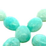Oval Amazonite Stone – Handpicked Canadian Gem from Quebec for Jewelry Designs