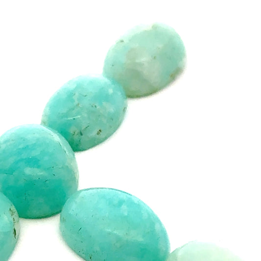 Oval Amazonite Stone – Canadian Gem from Quebec for Jewelry Designs