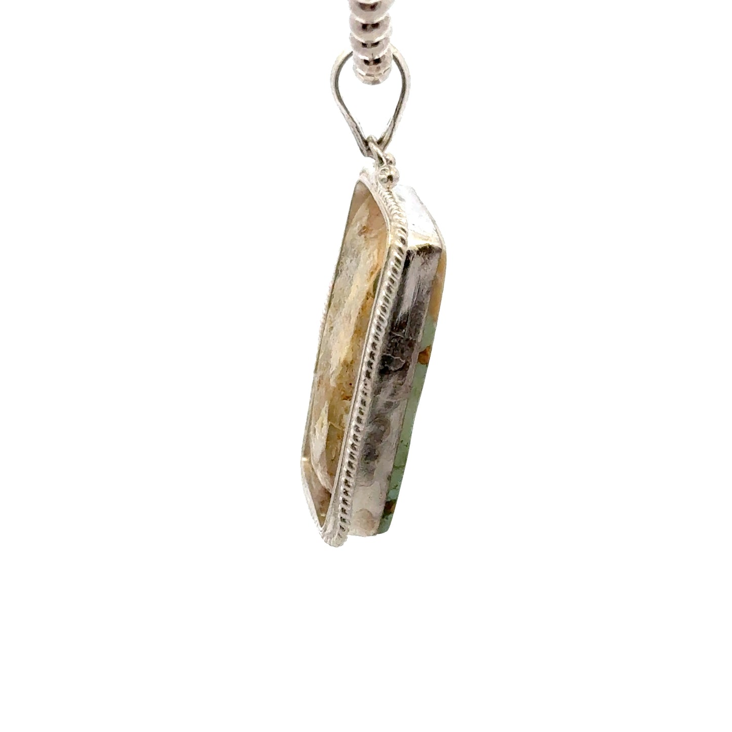 Unique Persian Turquoise Necklace – Handcrafted 925 Sterling Silver Design