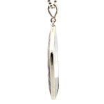 Double-Sided Mexican Crazy Lace Agate 925 Sterling Silver Pendant