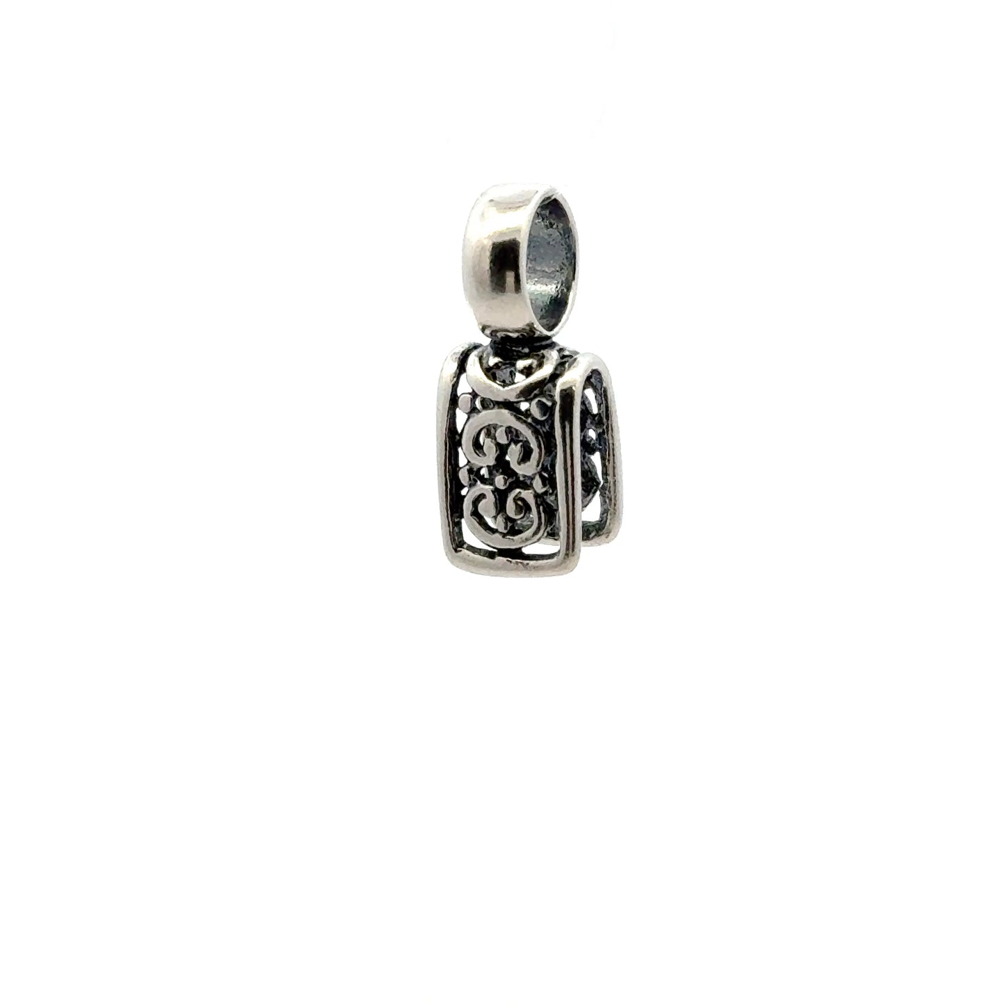 925 Sterling Silver Pinch Bail