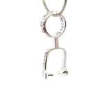 925 Sterling Silver Pinch Bail