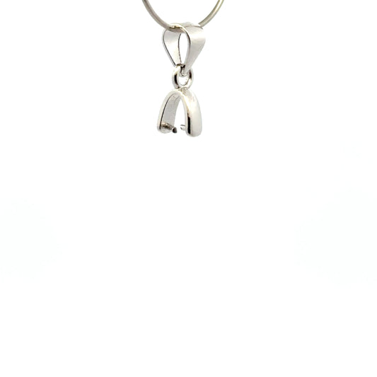 925 Sterling Silver Pair of Pinch Bail