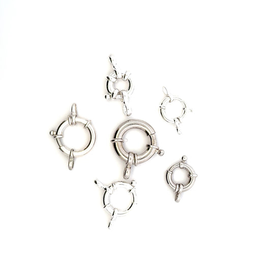 925 Sterling Silver Round Clasp