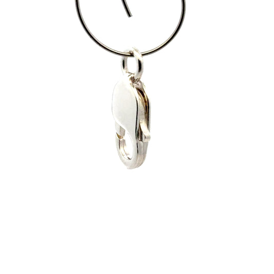 925 Sterling Silver Oblong Lobster Clasp Open Jump Ring