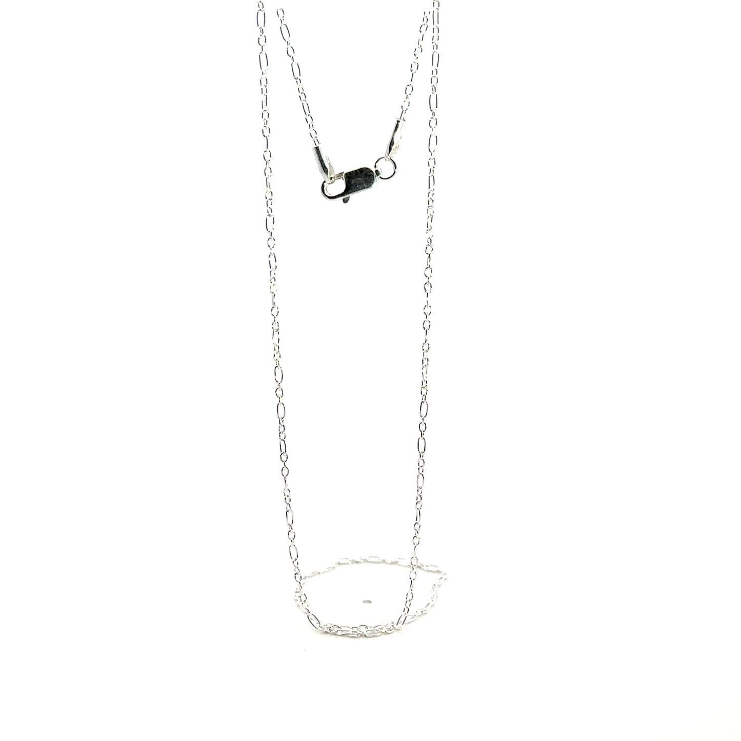 925 Sterling Silver Cable Figaro Chain
