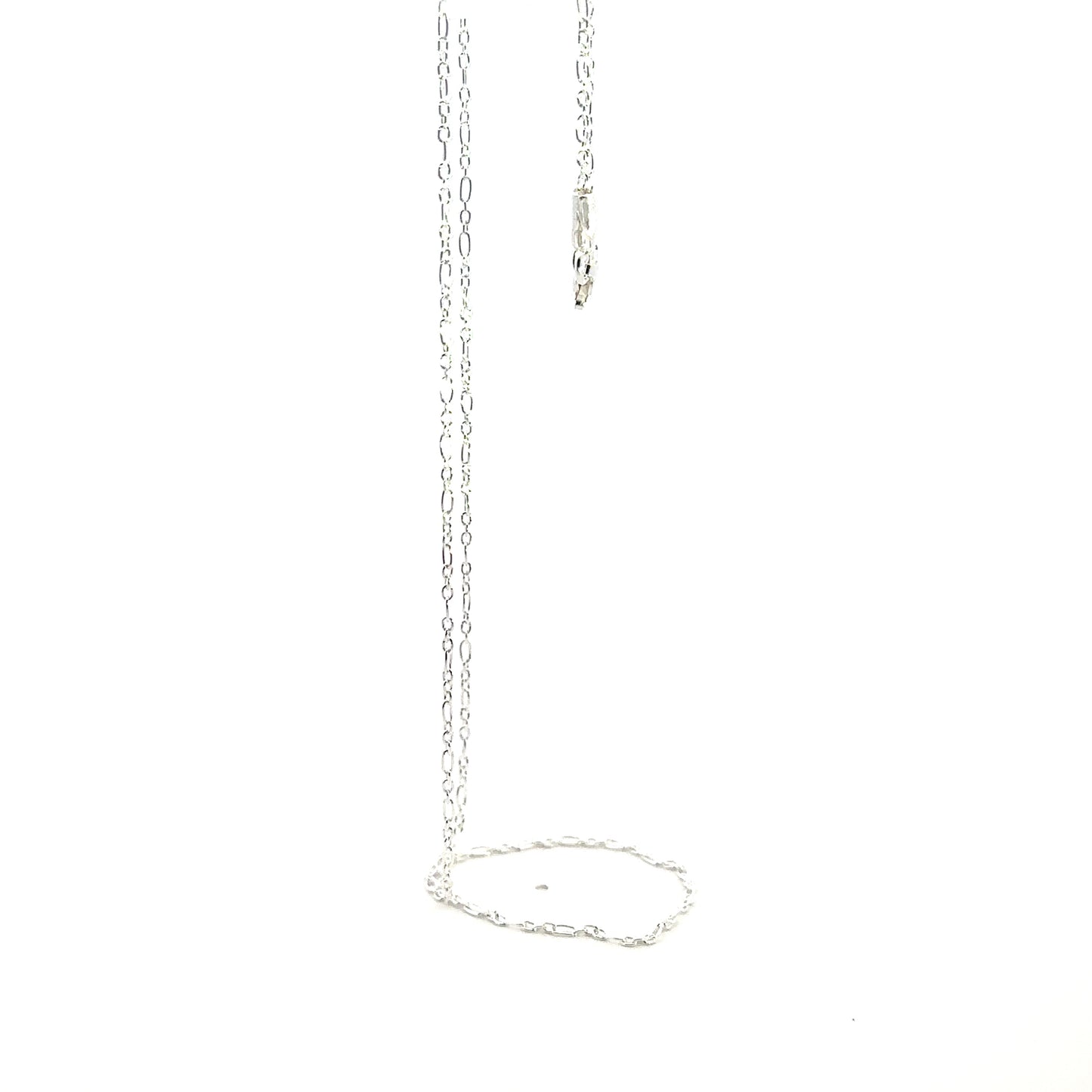 925 Sterling Silver Cable Figaro Chain