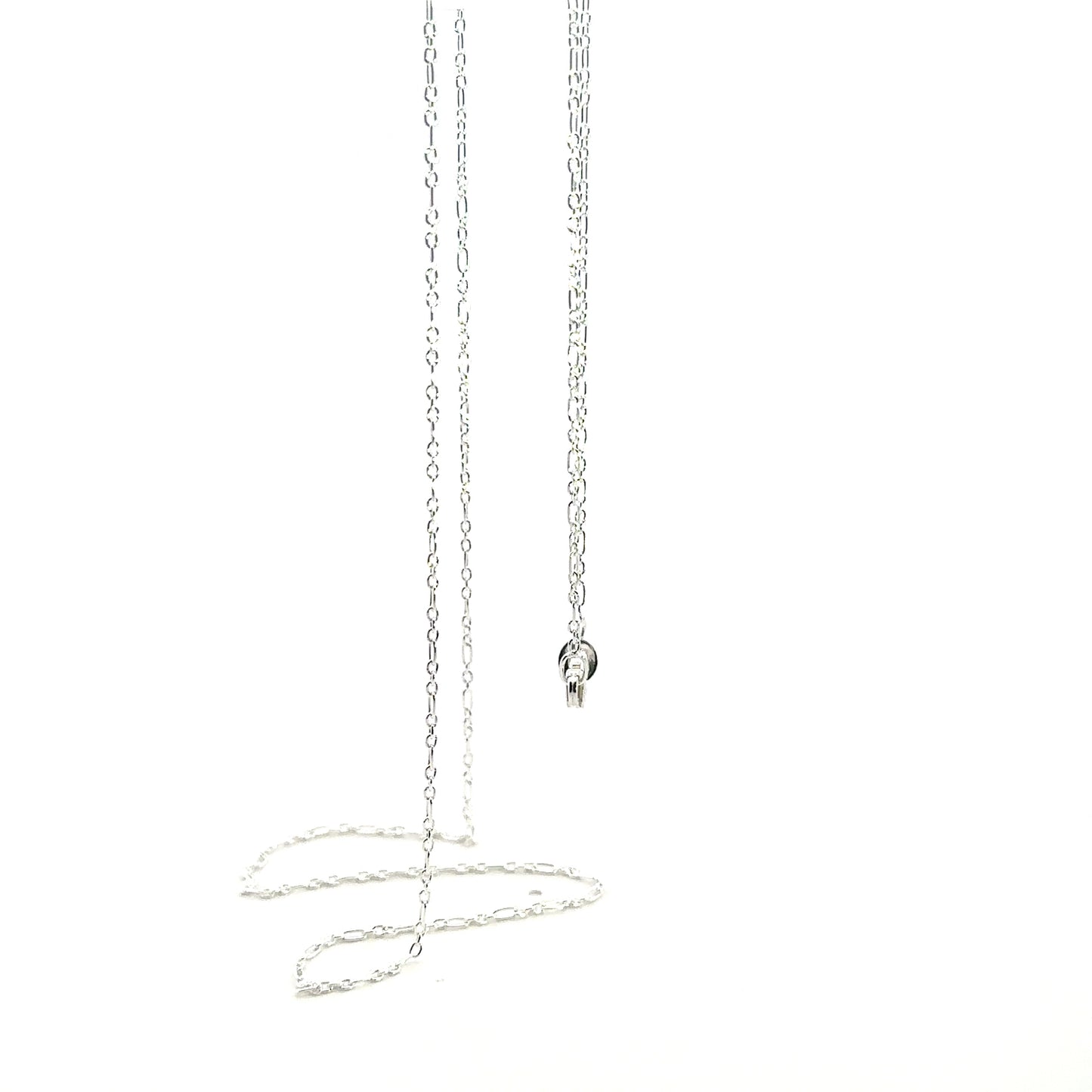 925 Sterling Silver Cable Figaro Chain