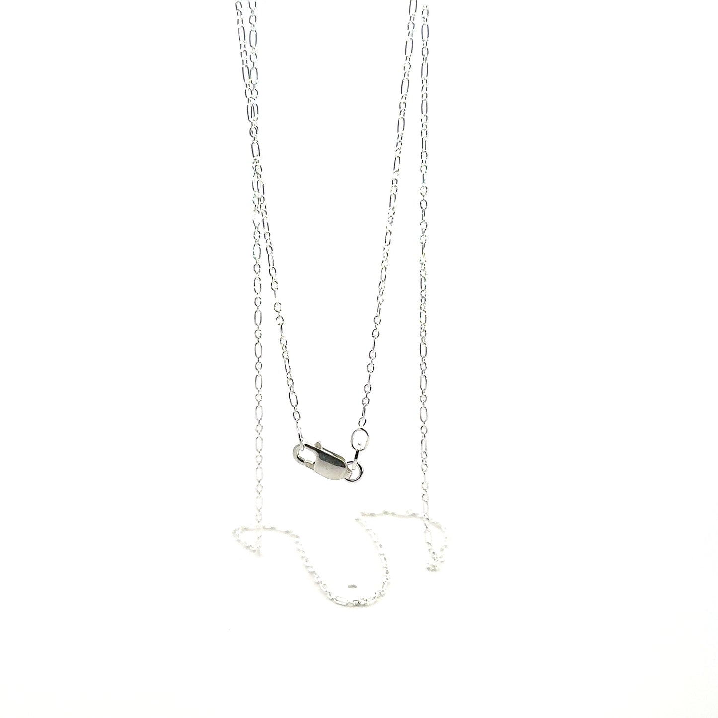 925 Sterling Silver Cable Figaro Chain