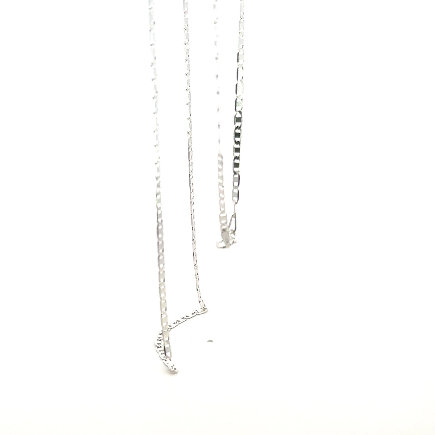 925 Sterling Silver Flat Mariner Chain