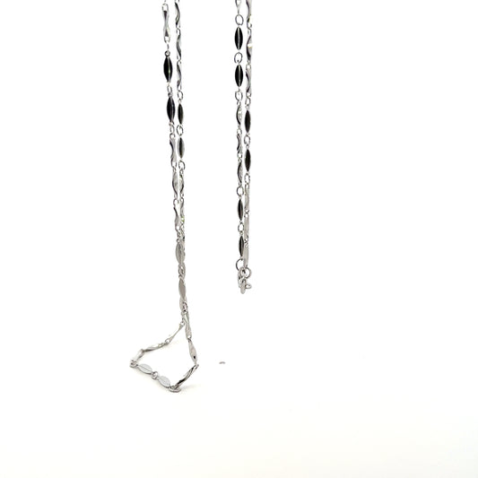 925 Sterling Silver Fancy Fob Chain