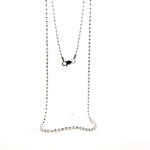 925 Sterling Silver Faceted Disco Ball Chain