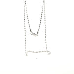 925 Sterling Silver Faceted Disco Ball Chain