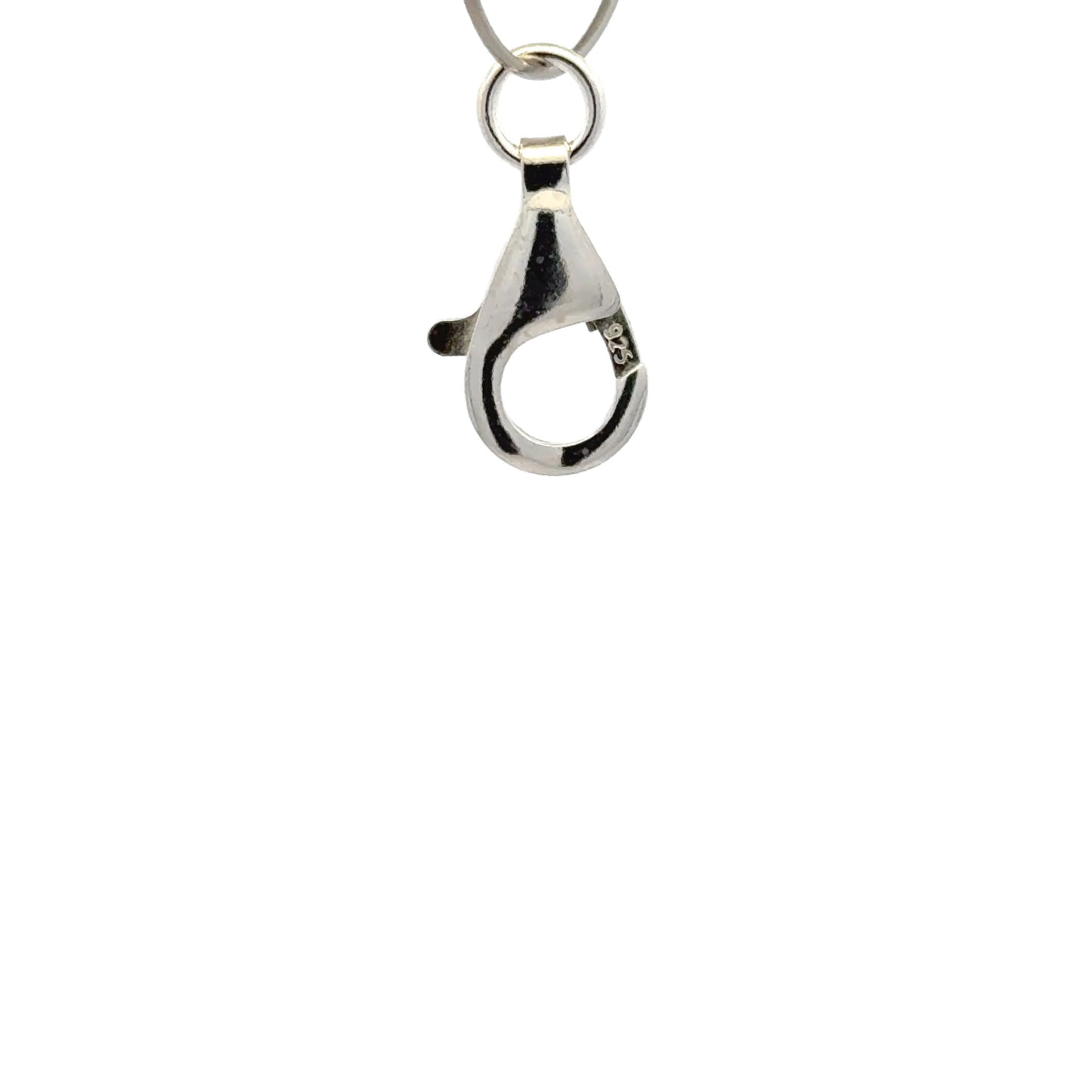 925 Sterling Silver Pack of 5 Pearl Shaped Lobster Clasp