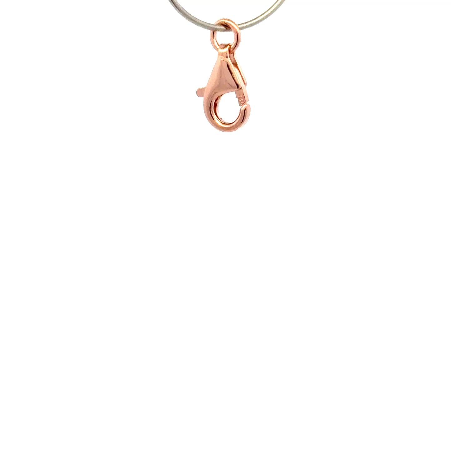 925 Sterling Silver Pack of 5 Pearl Shaped Lobster Clasp