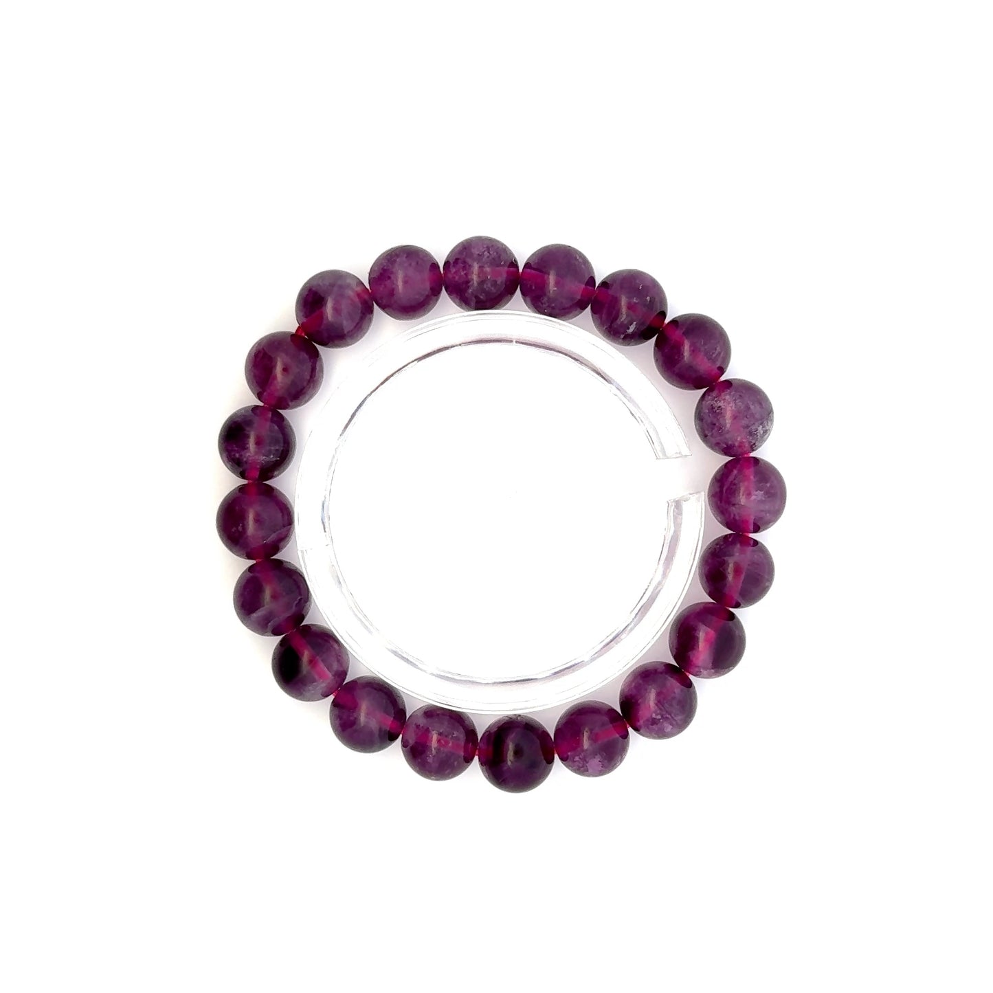 Purple Fluorite Bracelet – Natural Gemstone Jewelry