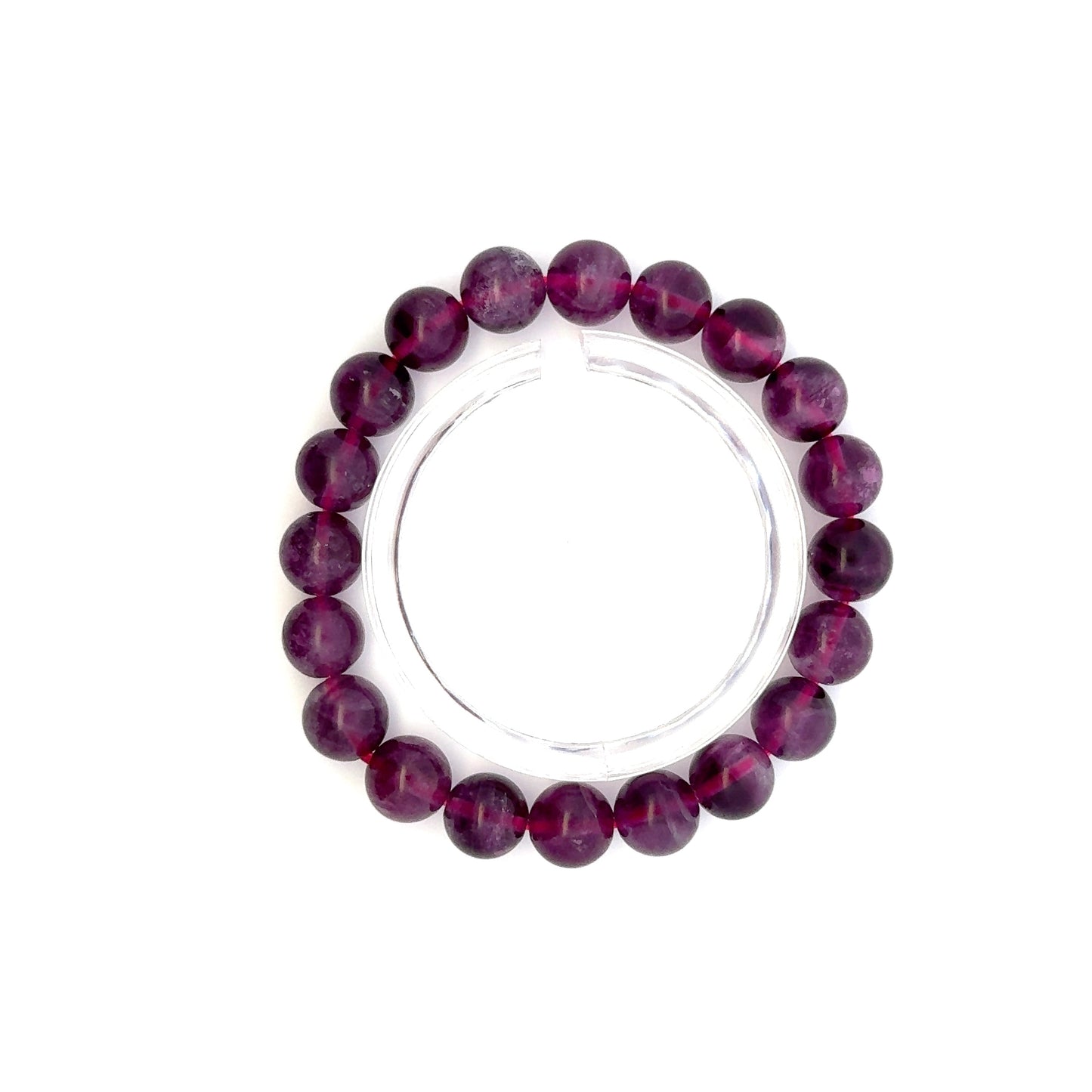 Purple Fluorite Bracelet – Natural Gemstone Jewelry