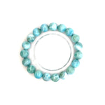 Larimar Bracelet – Natural Sky-Blue Gemstone