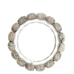 Tourmalinated Quartz Bracelet – Natural Golden Needle Gemstone