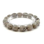 Tourmalinated Quartz Bracelet – Natural Golden Needle Gemstone