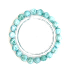 Larimar Bracelet – Natural Sky-Blue Gemstone