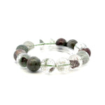 Lodolite Quartz Bracelet – Natural Garden-Included Gemston