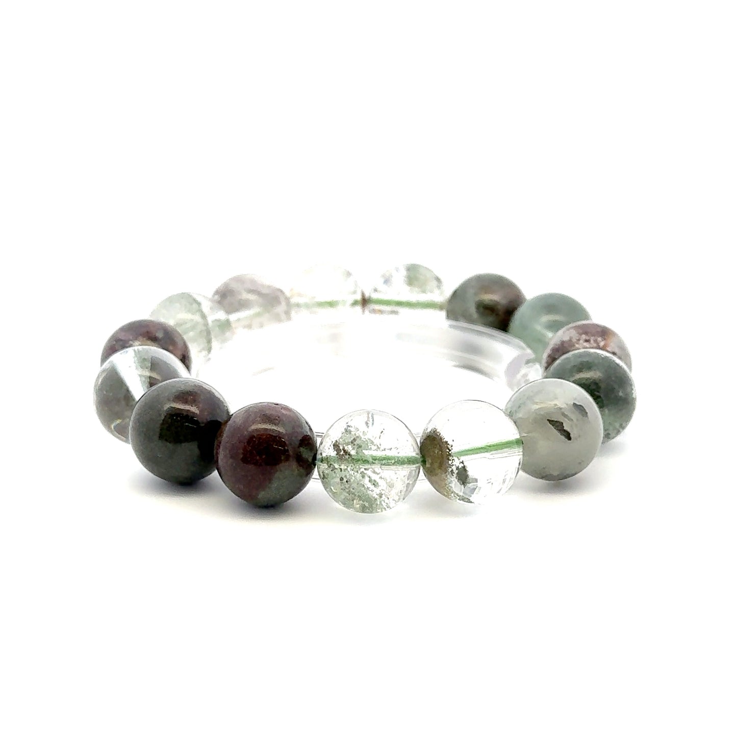 Lodolite Quartz Bracelet – Natural Garden-Included Gemston