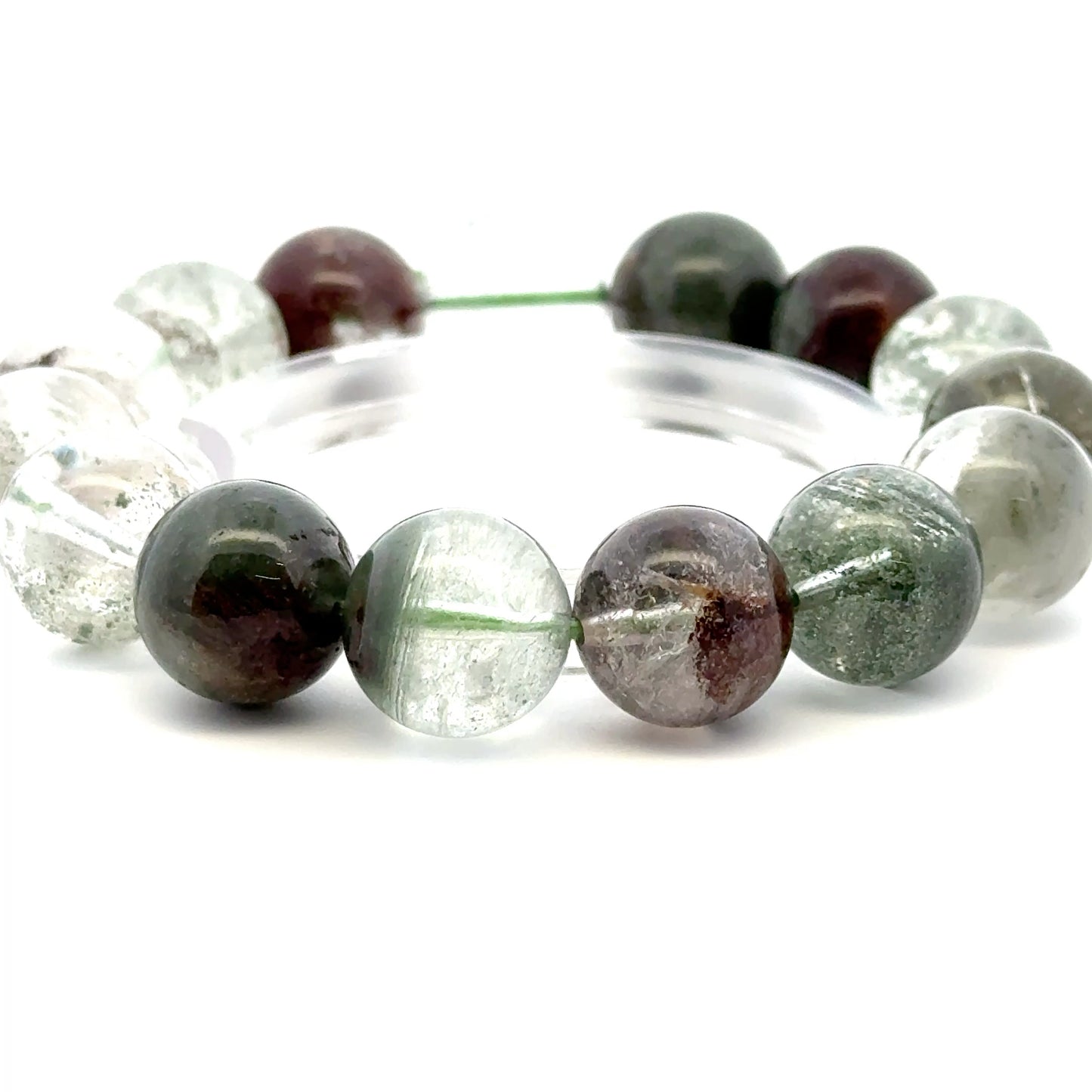 Lodolite Quartz Bracelet – Natural Garden-Included Gemston