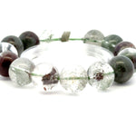 Lodolite Quartz Bracelet – Natural Garden-Included Gemston