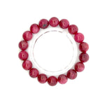 Rare Rhodonite Bracelet – Natural Pink Gemstone Jewelry