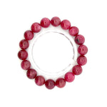 Rare Rhodonite Bracelet – Natural Pink Gemstone Jewelry